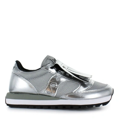 Shop Saucony Originals Jazz Silver Sneakers