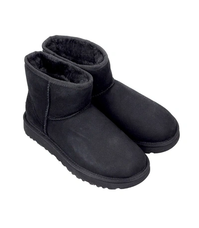 Ugg Classic Mini Ii Shearling Boots In Black
