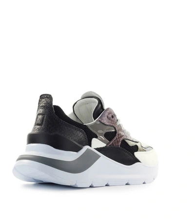 Shop Date D.a.t.e Fuga Python Black Grey Sneaker