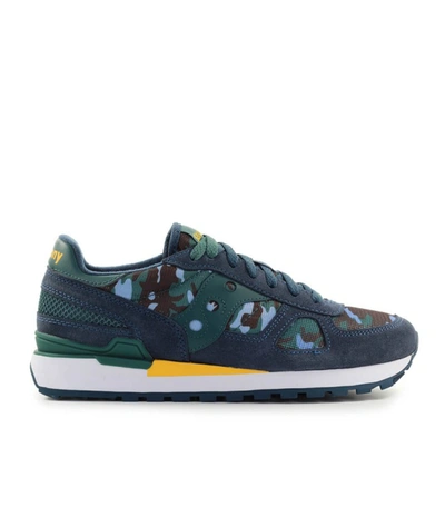 Saucony Shadow Original Camouflage Sneakers In Blue In Denim / Camo |  ModeSens