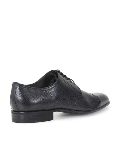 Shop Moreschi Dark Blue Derby Lace Up