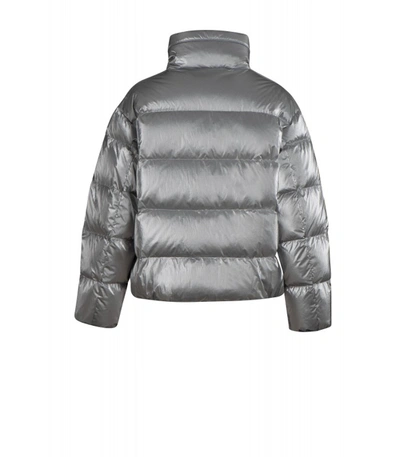 Shop Parajumpers Pia Silver Bomber Jacket