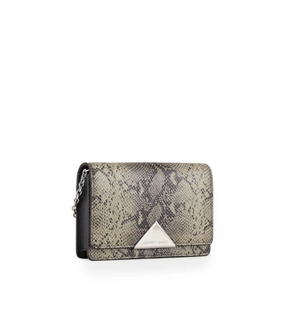 Shop Emporio Armani Python Crossbody Bag In Multicolor