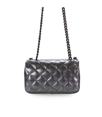 Shop Marc Ellis Keisha Gunmetal Crossbody Bag In Lead