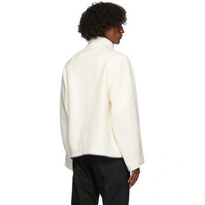 3man Off-white Blanket Jacket In Cream | ModeSens