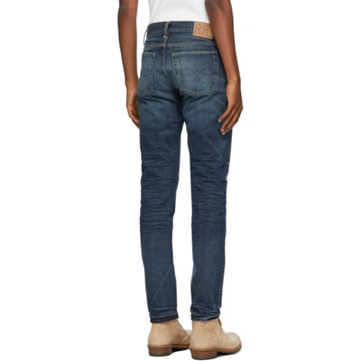 Shop Rrl Blue Mayes Slim Jeans In Mayes Wash