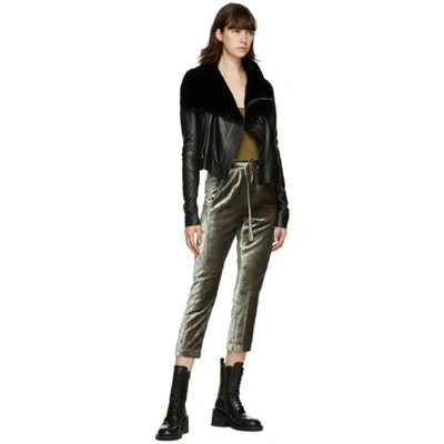 Shop Ann Demeulemeester Green Lucinda Trousers In 049 Green