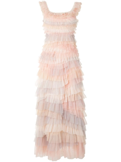 NEEDLE & THREAD PETRA RUFFLE GOWN 