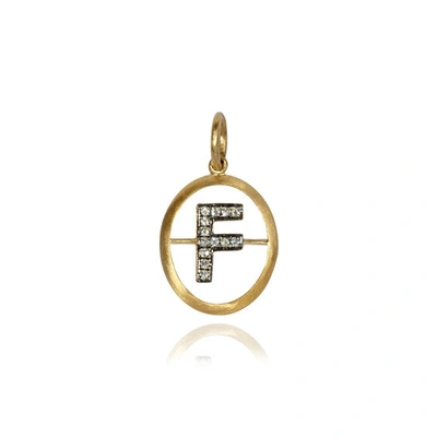 Shop Annoushka Initials 18ct Yellow Gold Diamond F Pendant In One Color~~one Color~~one Color~~one Color~~one Color~~one Color~~one Color~~one Color~~one Color~~o