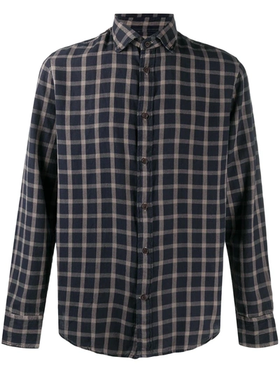 Deperlu Thomas Checked Cotton Shirt In Brown