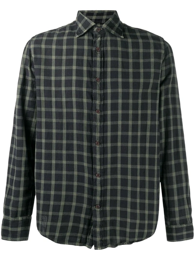Deperlu Thomas Checked Cotton Shirt In Green