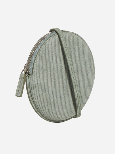 Shop Jacquemus Pitchou Leather Coin Purse In Khaki