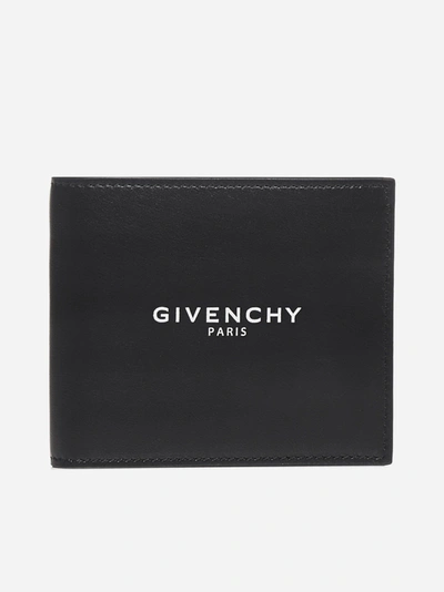 Shop Givenchy Portafoglio In Pelle Con Logo