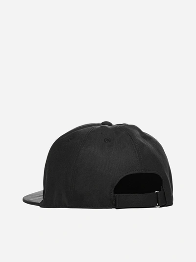 Shop Givenchy Cotton Blend Baseball Hat With Logo