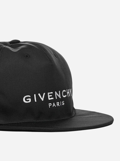 Shop Givenchy Cotton Blend Baseball Hat With Logo