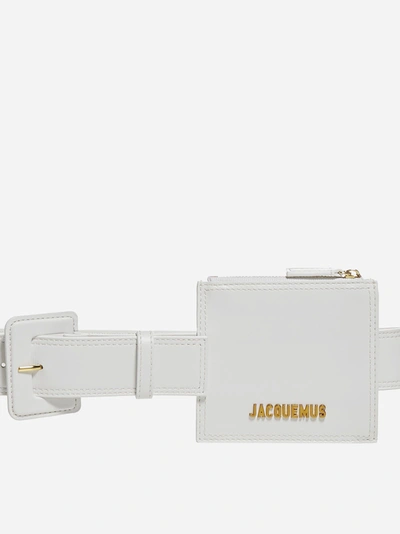 Shop Jacquemus Cintura In Pelle Con Portamonete