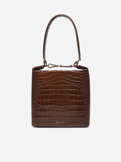 Shop Rejina Pyo Lucie Crocodile-embossed Leather Bag