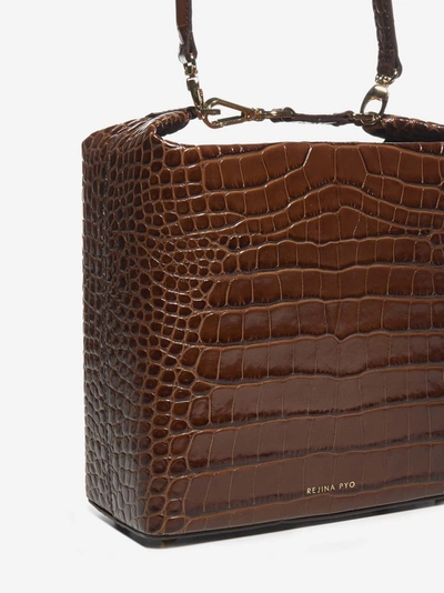 Shop Rejina Pyo Lucie Crocodile-embossed Leather Bag