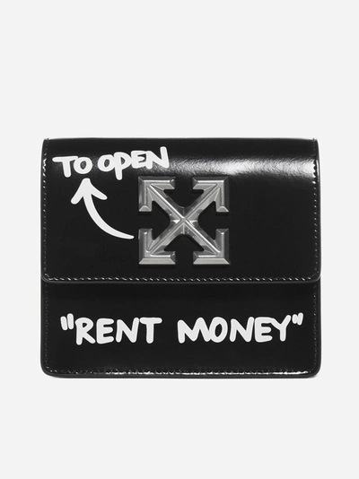 Shop Off-white 0.7 Jitney Leather Mini Bag