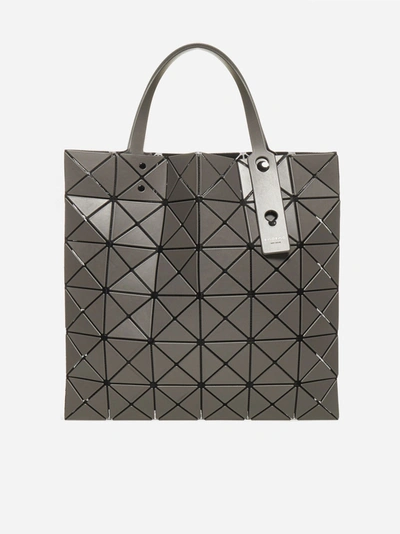 Shop Bao Bao Issey Miyake Lucent Matte Tote Bag In Charcoal Grey