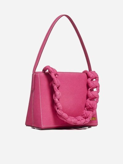 Shop Jacquemus Borsa Sac Noeud In Pelle