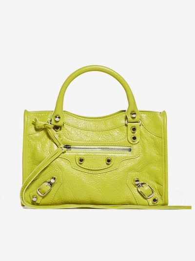 Shop Balenciaga Borsa Mini City In Pelle