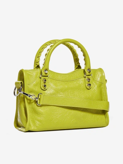 Shop Balenciaga Borsa Mini City In Pelle