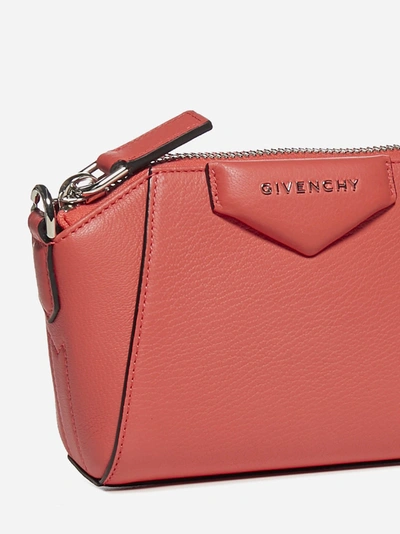 Shop Givenchy Antigona Nano Leather Bag
