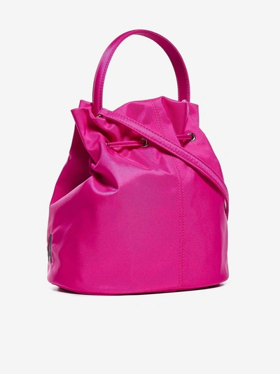 Shop Balenciaga Wheel S Nylon Bucket Bag