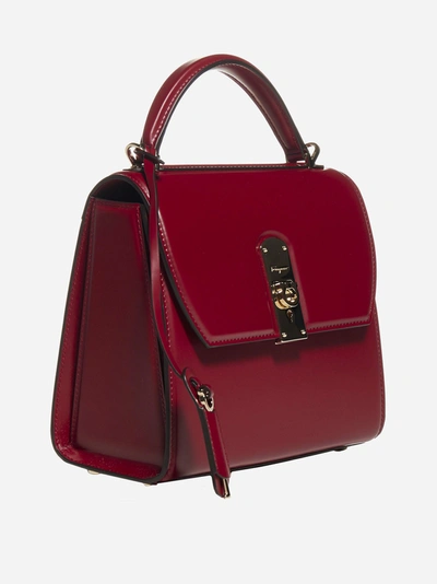 Shop Ferragamo Boxyz Leather Bag