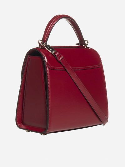 Shop Ferragamo Boxyz Leather Bag