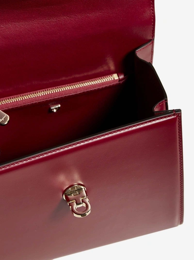 Shop Ferragamo Boxyz Leather Bag