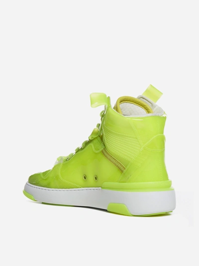 Givenchy Wing Transparent High-top Trainers In Yellow | ModeSens