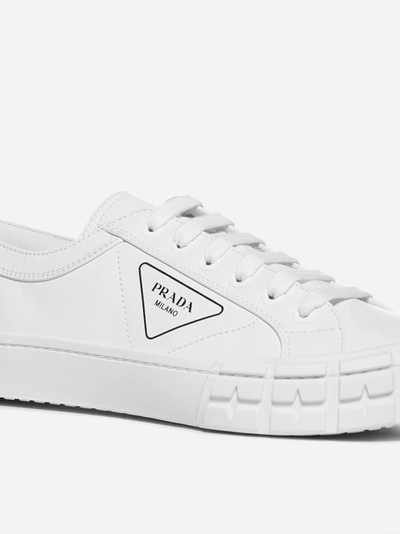 Prada Wheel Low-top Sneakers With Logo