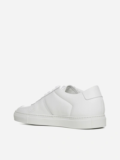 Shop Common Projects Bball Low-top Leather Sneakers