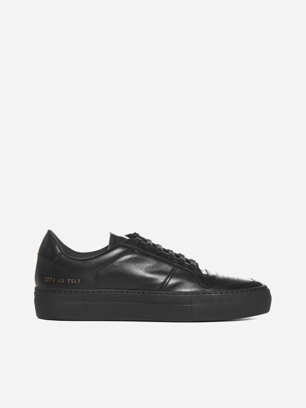 common projects court leather sneakers