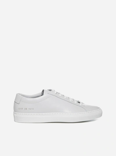 Shop Common Projects Sneakers Tournament Low In Pelle