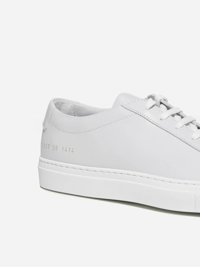 Shop Common Projects Sneakers Tournament Low In Pelle