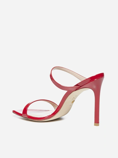 Stuart Weitzman Aleena 100 Patent Leather Mules