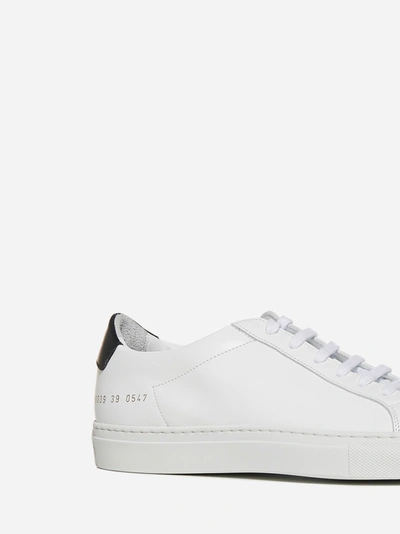 Shop Common Projects Low-top Leather Sneakers