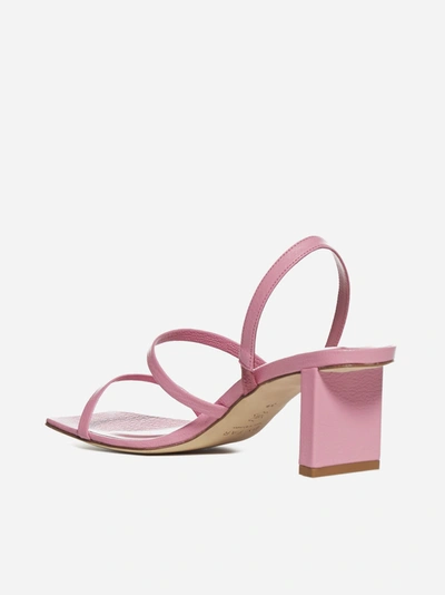 Shop By Far Liu Leather Sandals