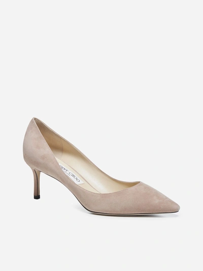 Shop Jimmy Choo Romy 60 Suede Pumps