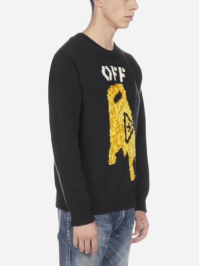 Shop Off-white Pascal Wet Floor Wool-blend Sweater