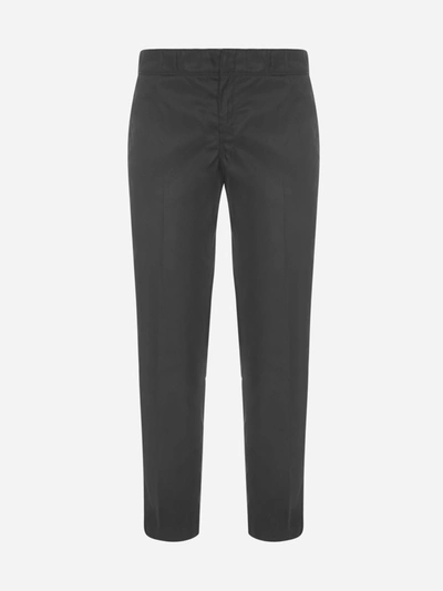 Shop Prada Pantaloni In Gabardine Di Nylon