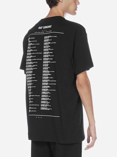 Shop Raf Simons T-shirt The Others Tour In Cotone