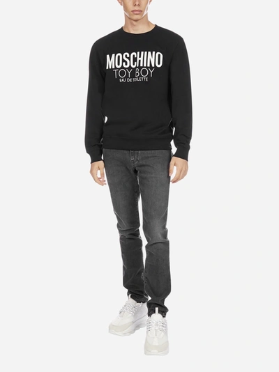 Shop Moschino Toy Boy Cotton Sweatshirt