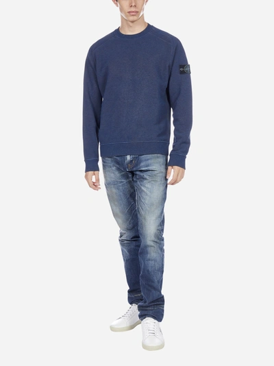 Shop Stone Island Felpa In Cotone