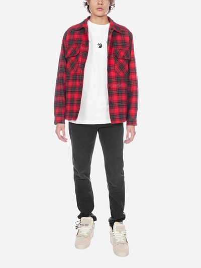 Shop Off-white Big Ow Logo Cotton T-shirt