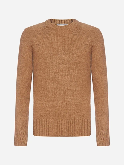 Shop Ami Alexandre Mattiussi Alpaca And Wool-blend Sweater