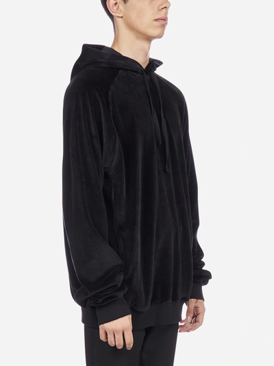 Shop Haider Ackermann Private Dancer Velvet Hoodie